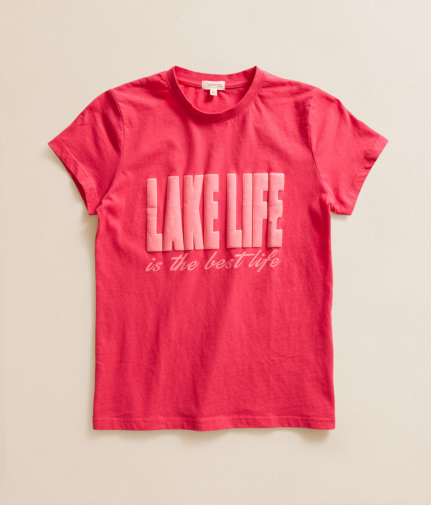 【raiプロフ必読 】Tシャツ「CAMPING GIRL TEE」 Girls - Modish Rebel Lake Life Oversized T-Shirt - Girl's Graphic