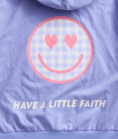 Girls - Dreamer Smiley Hooded Sweatshirt thumbnail 3