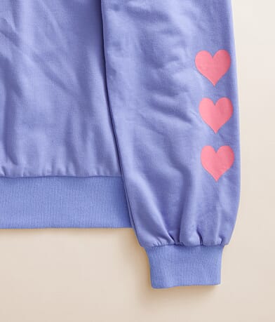 Girls - Dreamer Smiley Hooded Sweatshirt thumbnail 6
