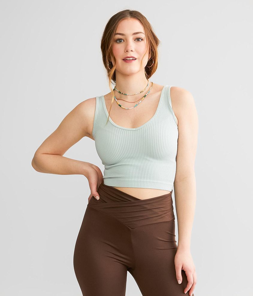 Free People Ribbed Brami Tank Top - Women's Bandeaus/Bralettes in