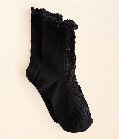 Free People Rubies Crochet Socks front view