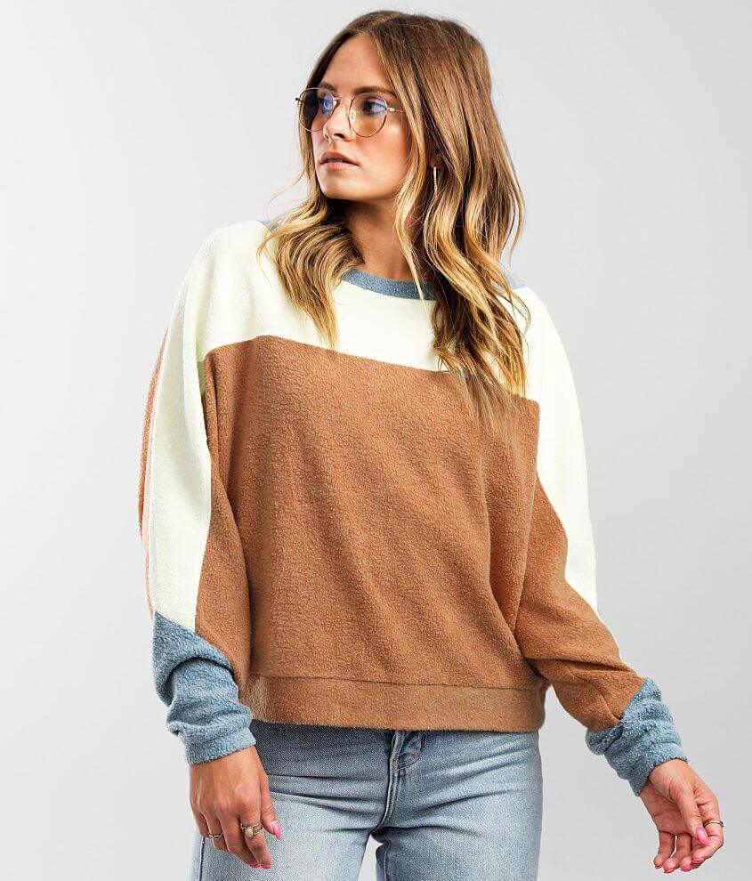 Free People Blue Monday Pullover front view