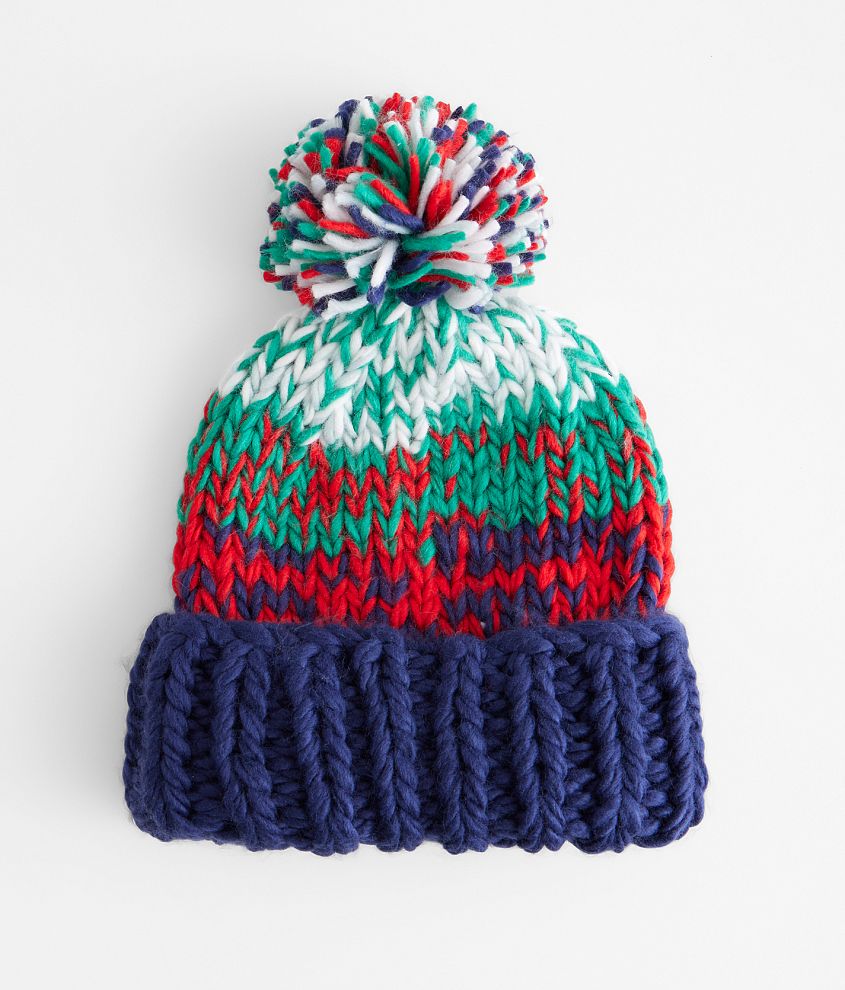 Free People Chunky Stripe Beanie front view
