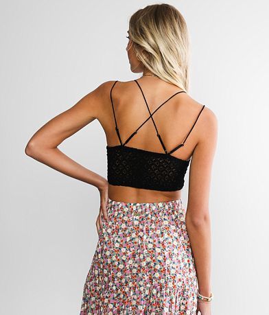 Free People Adella Lace Bralette back view