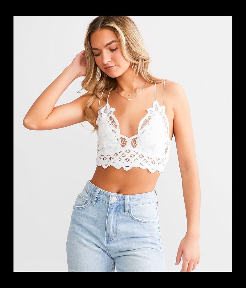 Free People Adella Lace Bralette front view