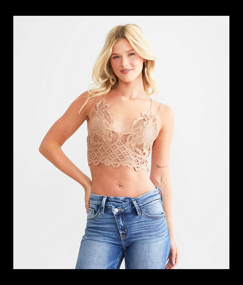 Free People Adella Lace Bralette front view
