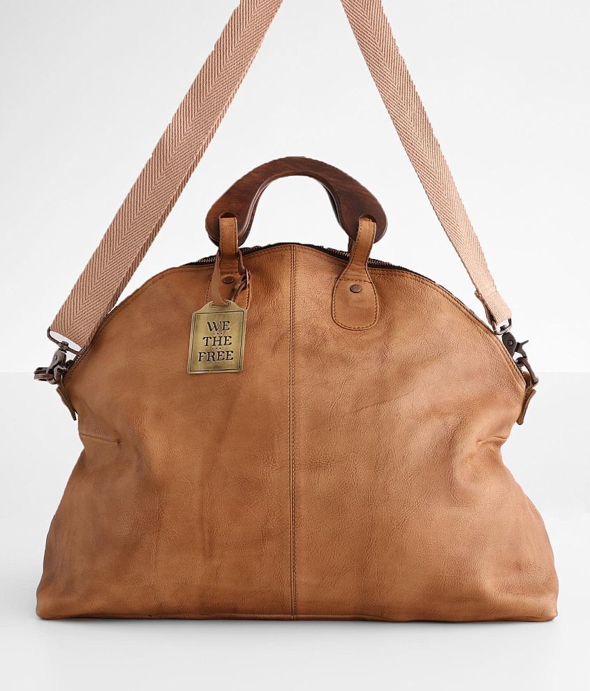 Free People Willow Vintage Leather Tote front view