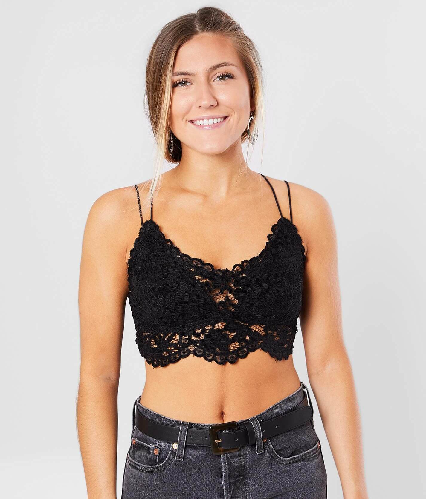 Free People Celine Velvet Bralette