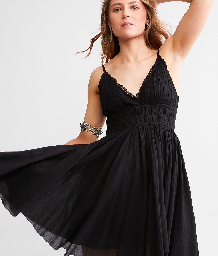 Free people black dress best sale