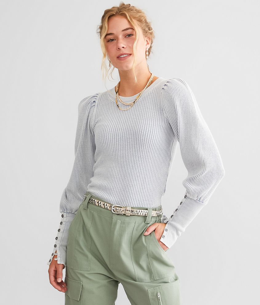 Free people thermal on sale shirt