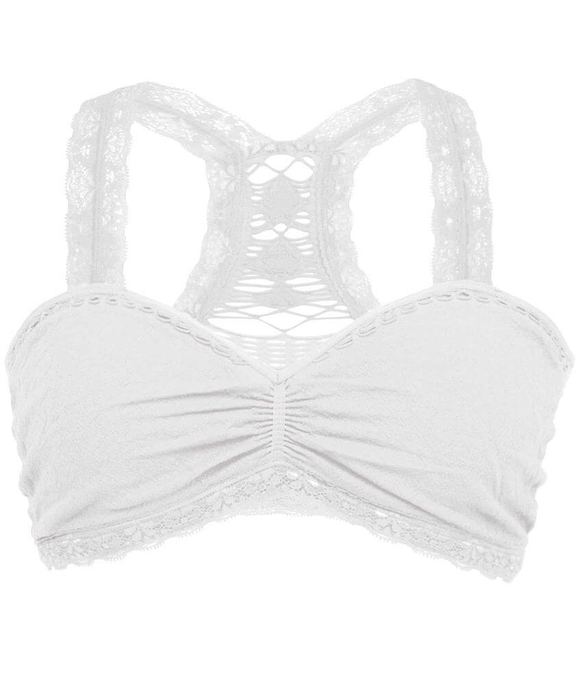 Free People Lace Bralette Womens Bandeausbralettes In White Buckle