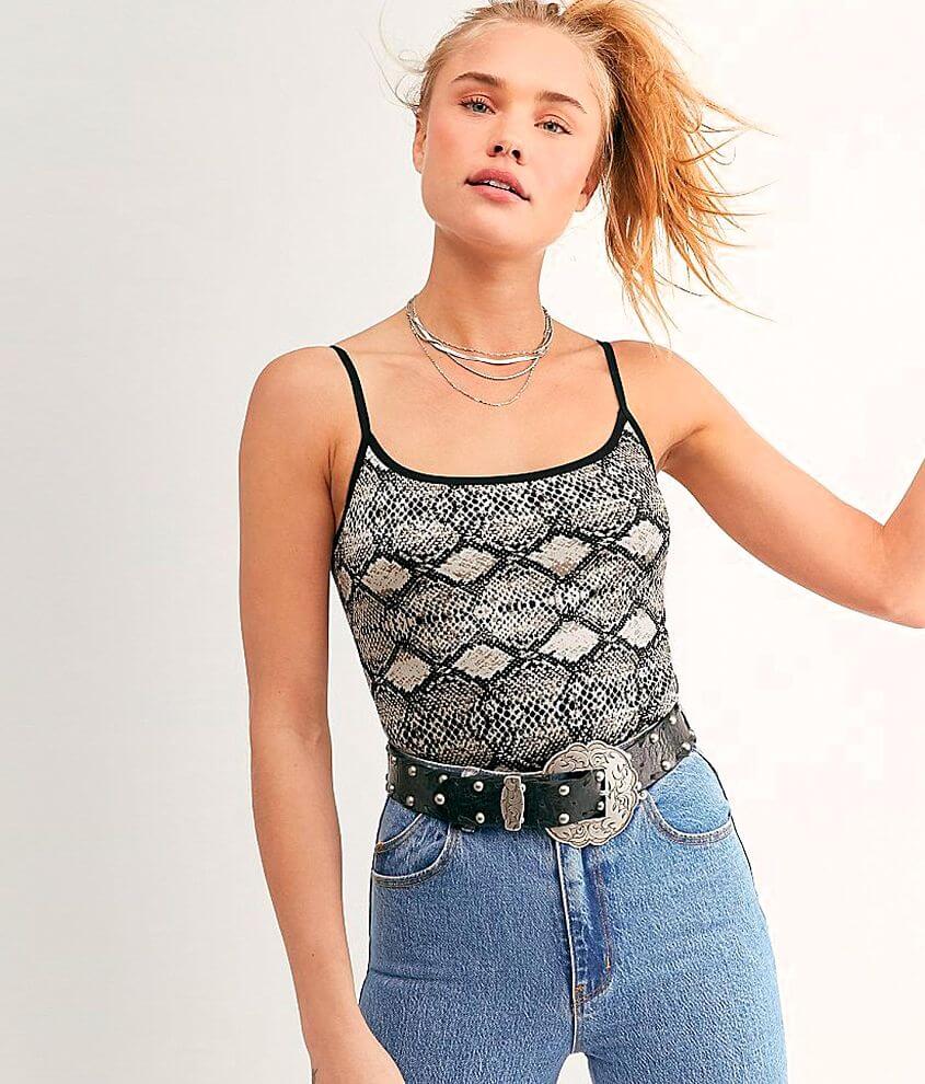 Free People Basique Bodysuit front view