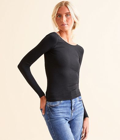 Free People Low Back Seamless Top FULL_LEFT_SIDE