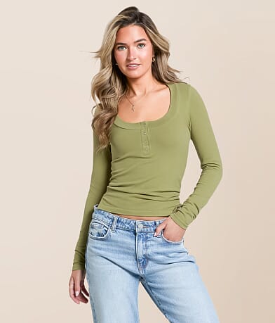Free People Wide Awake Layering Top front view
