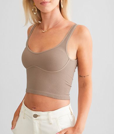Free People Meg Seamless Cropped Cami misc detail 1 view