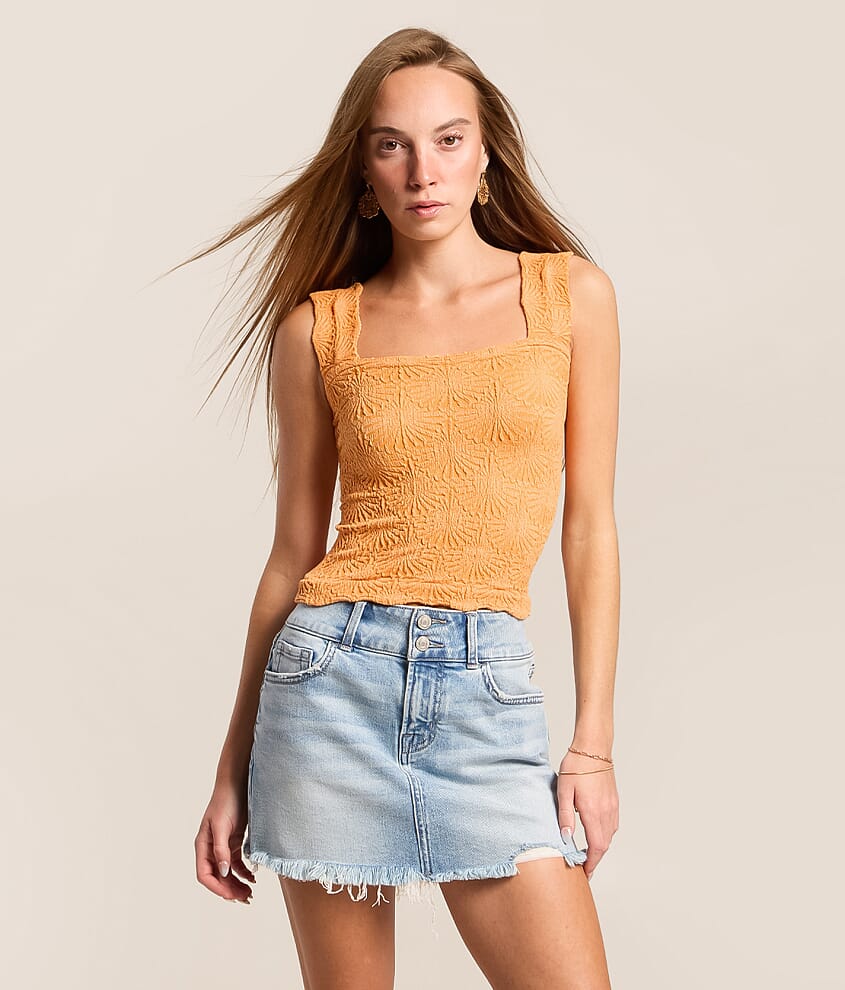 Free People Love Letter Cropped Cami Tank Top - Women's Tank Tops