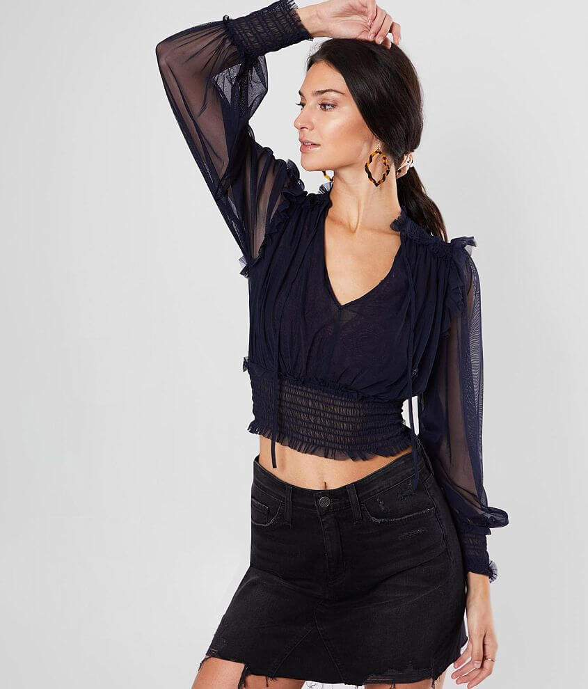 Free People Twyla Cropped Top front view