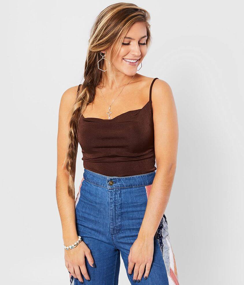 Free People Cowls In The Club Bodysuit front view
