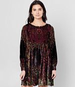Free People Mirror Mirror Velvet Mini Dress - Women's Dresses in Wine |  Buckle