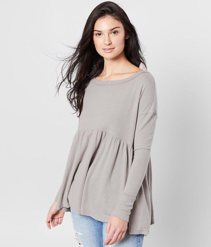 Free People Forever Your Girl Babydoll Top - Women's Shirts/Blouses in ...