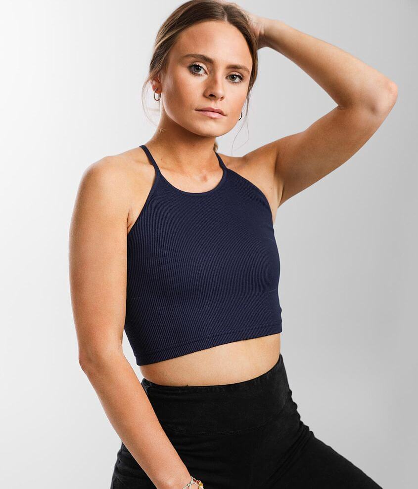 FP Movement Cropped Run Active Brami - Women's Bandeaus/Bralettes in  Deepest Navy