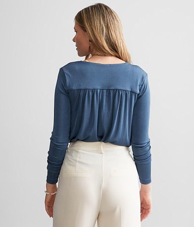 Free People Turnt Sheen Bodysuit back view
