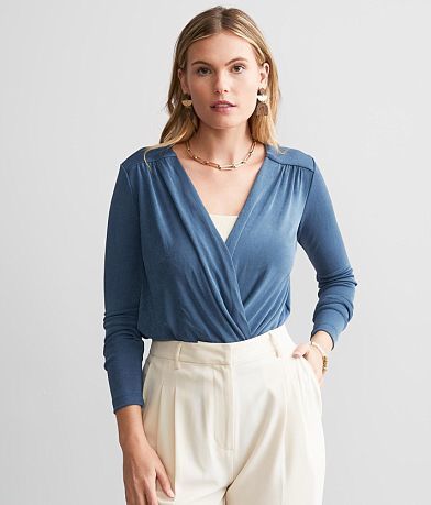Free People Turnt Sheen Bodysuit full right side view