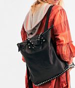 Free People Ellie Leather Studded Backpack - Women display picture 3