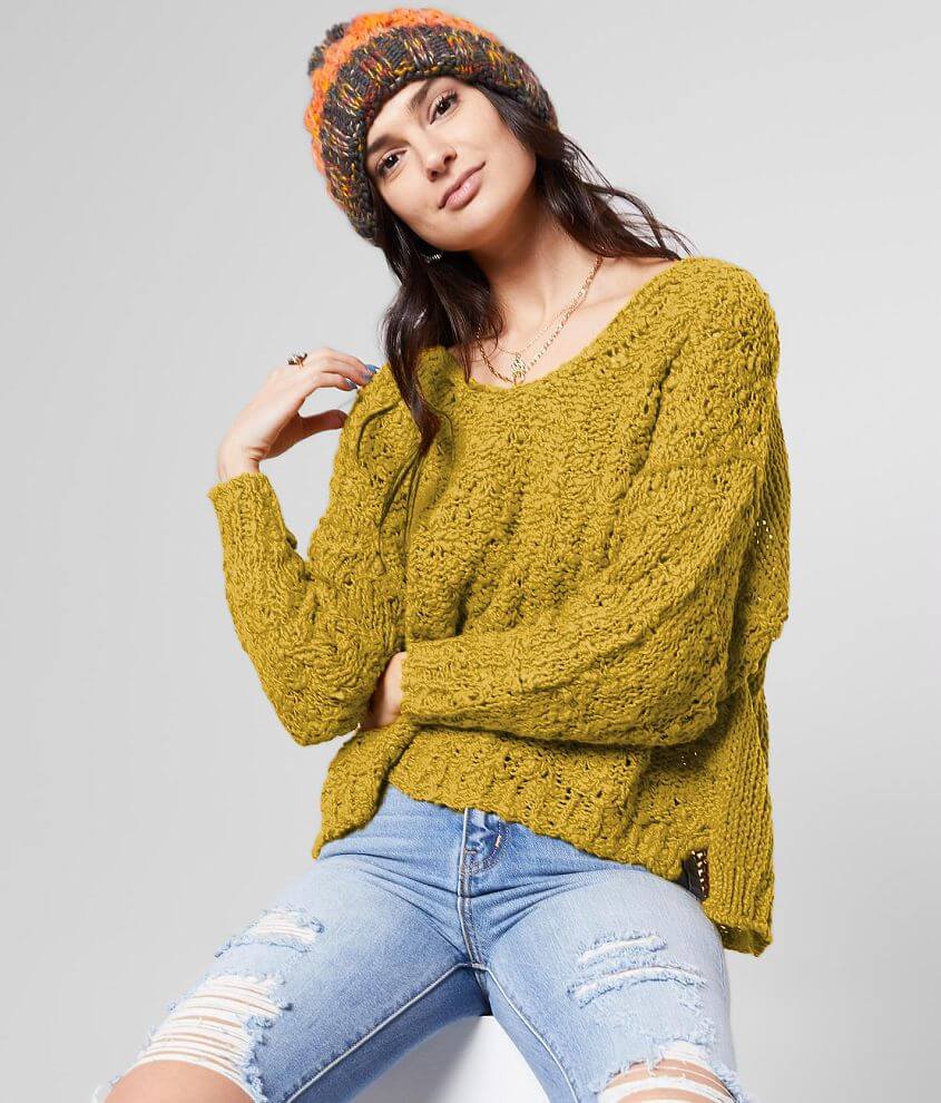 Free People Sunday Shore Pullover Sweater front view