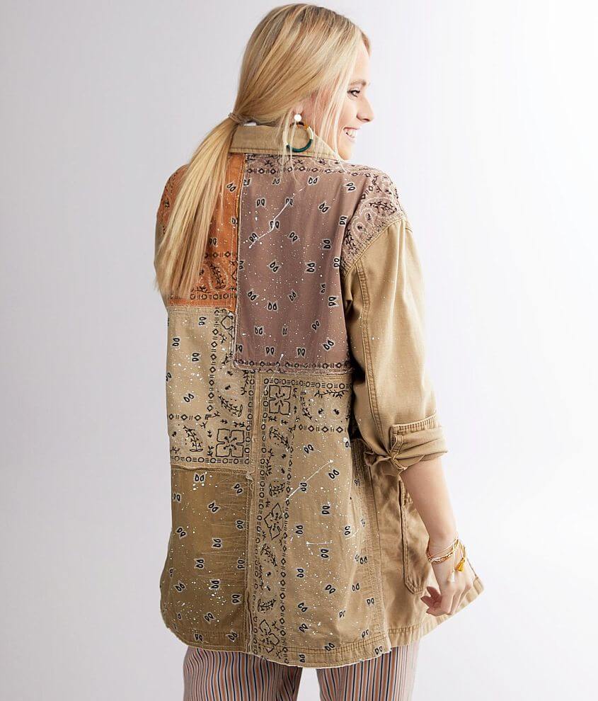 Free People Swept Up Shirt Jacket front view