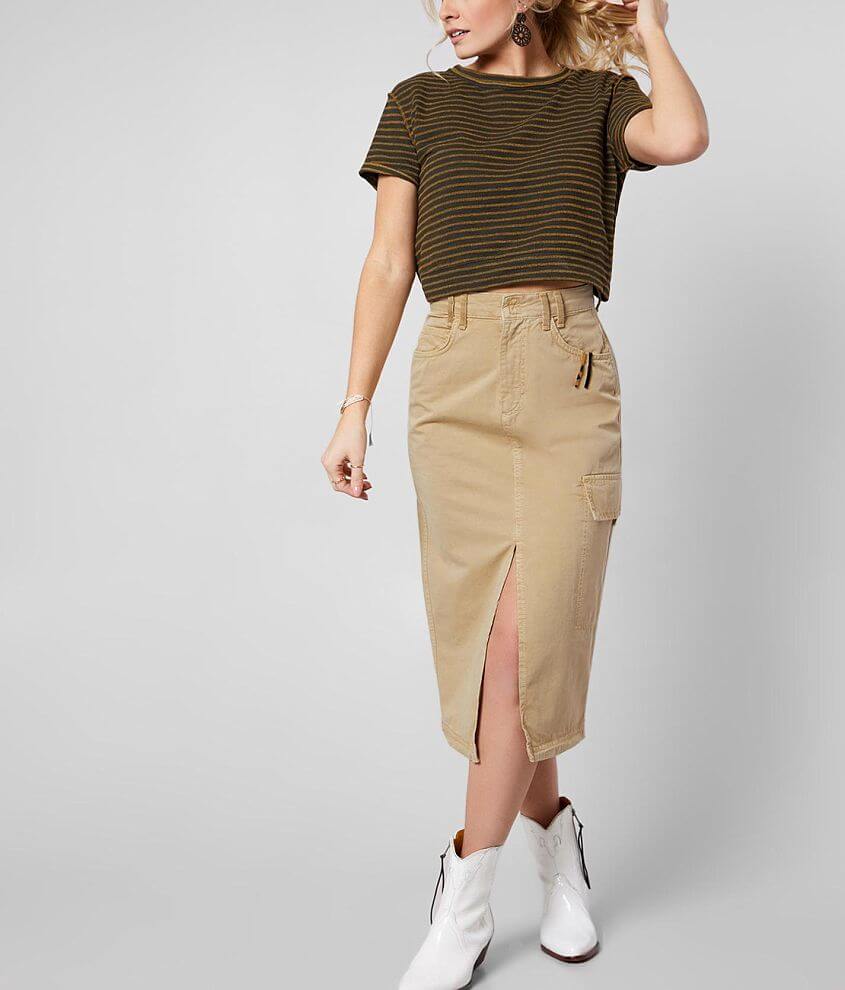 Free People Scout Midi Skirt front view