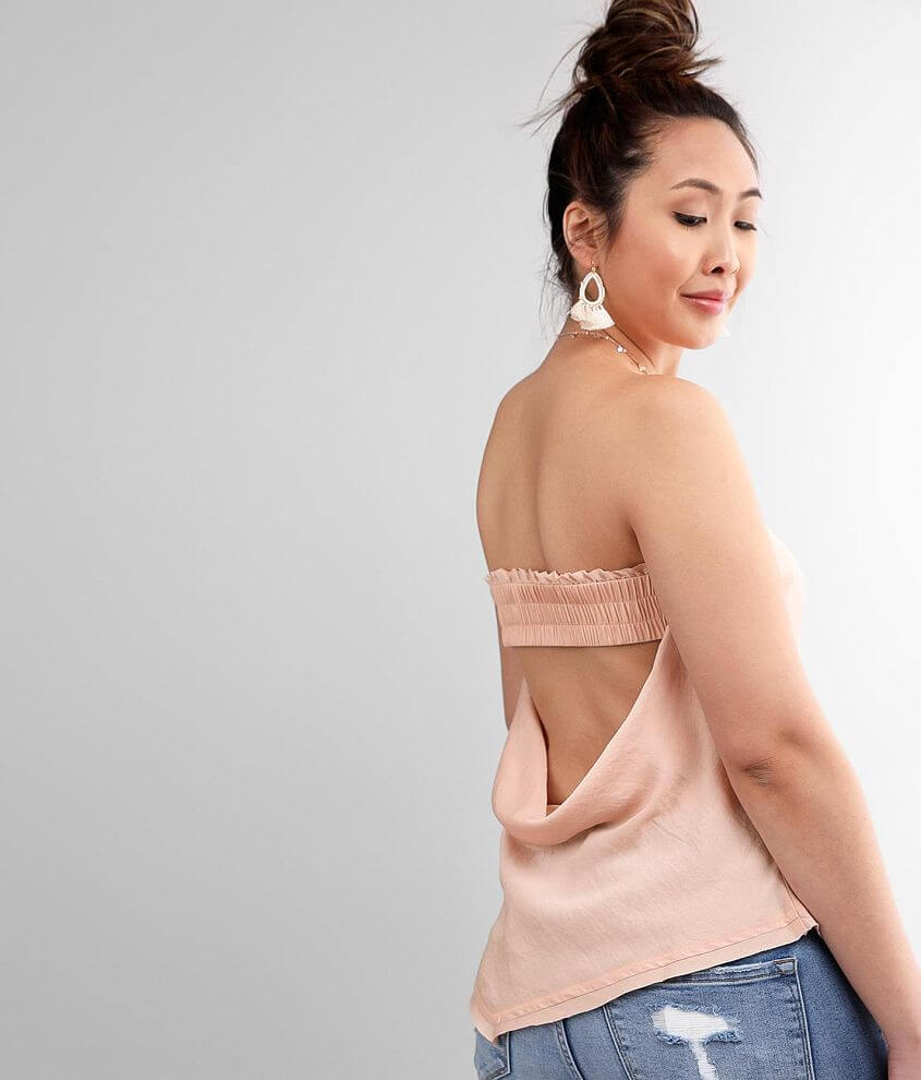 Free People Take You Anywhere Tube Top Women S Tank Tops In Paradise Pink Buckle