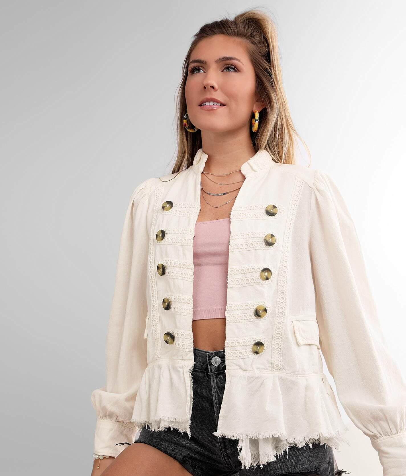 Free people deals lace jacket