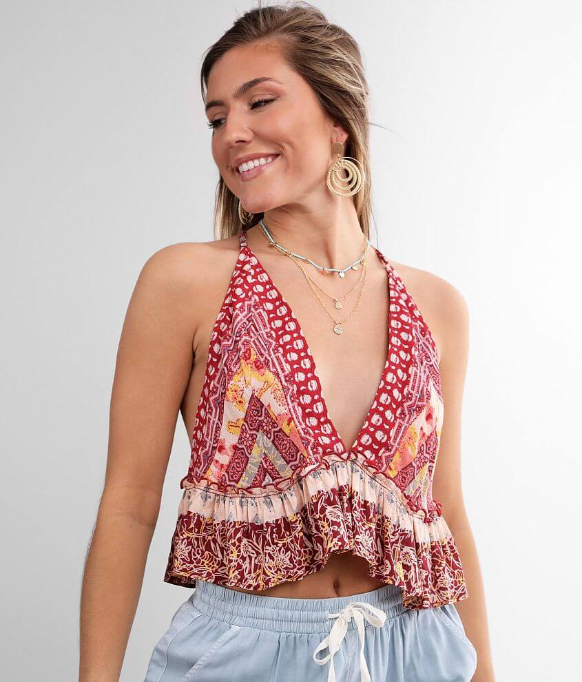 Free People Brighter Than Sunshine Tank Top front view