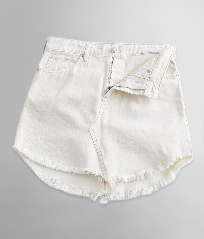 Free people white jean 2024 skirt