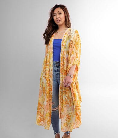 Free People Lost In Love Kimono full right side view