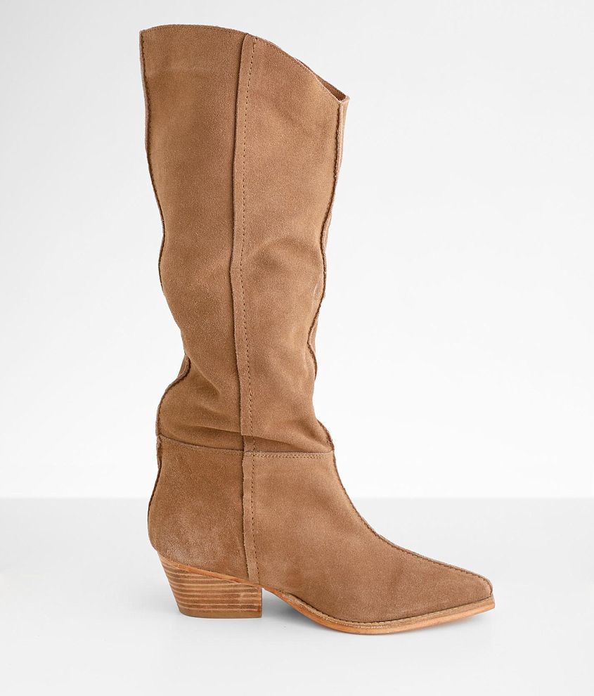 Free People Slouchy Suede Boots - Women's Shoes in Tan