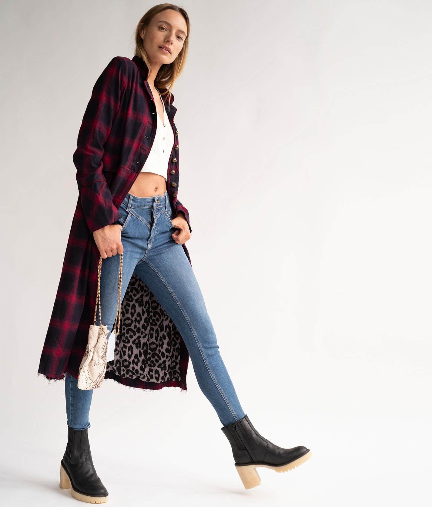 free people denim duster