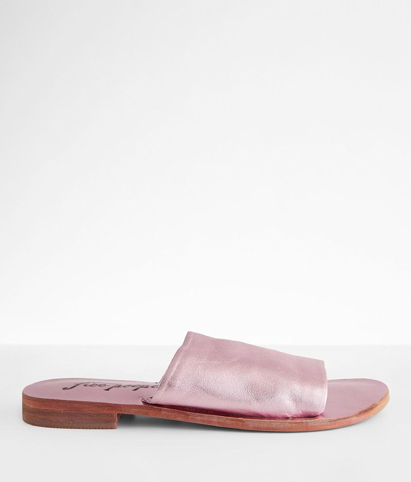 Free People Vicente Leather Slide Sandal front view