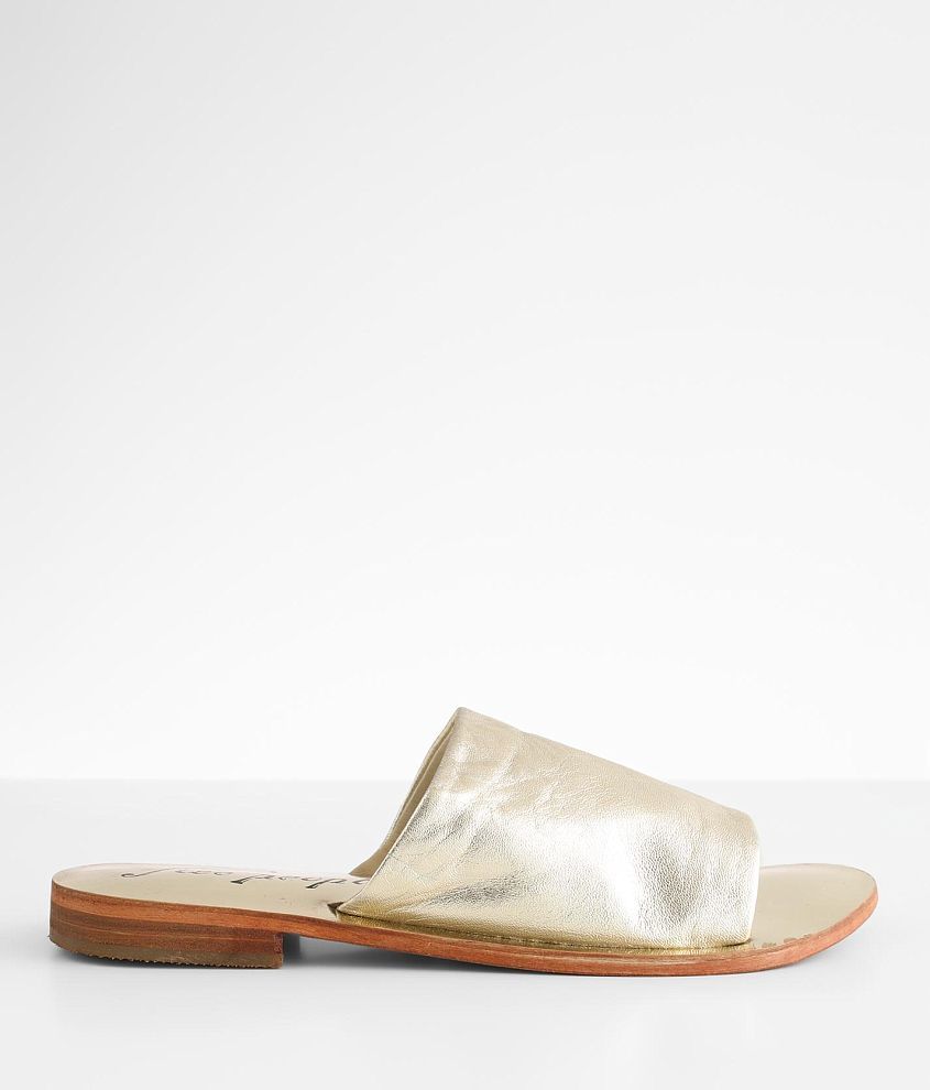 Free People Vicente Leather Slide Sandal front view