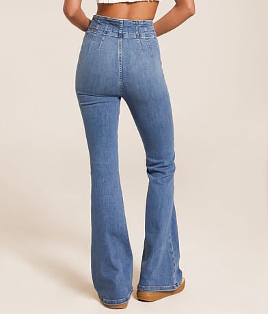 Free People Jayde Flare Stretch Jean back view