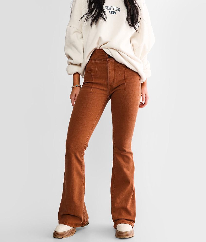Free People Jayde Flare Stretch Pant front view