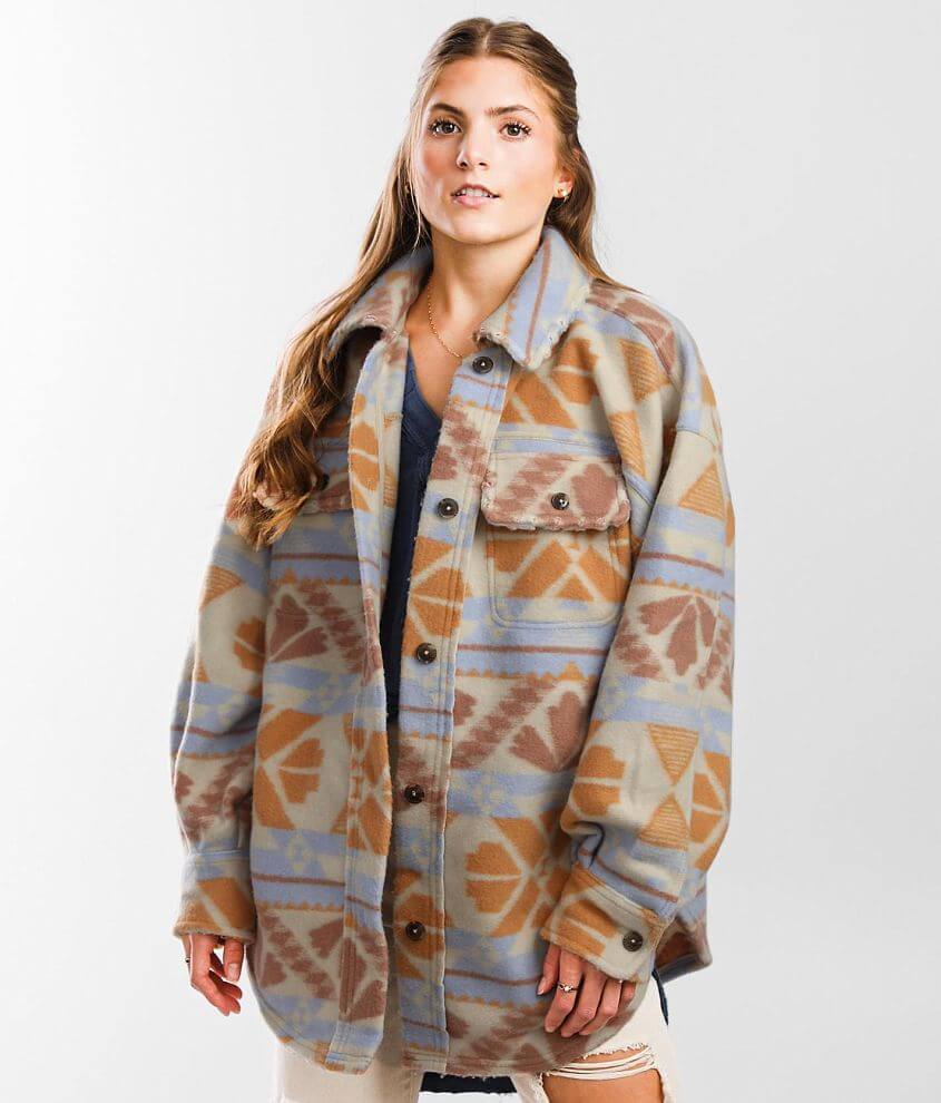 Fleece-Jacquard Jacket