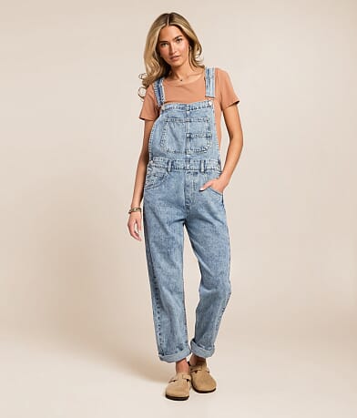 Ziggy Denim Cuffed Overalls thumbnail 2