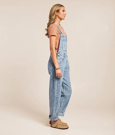 Ziggy Denim Cuffed Overalls thumbnail 3