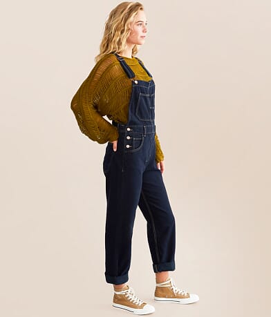Free People Ziggy Denim Cuffed Overalls - Women's Rompers & Jumpsuits ...