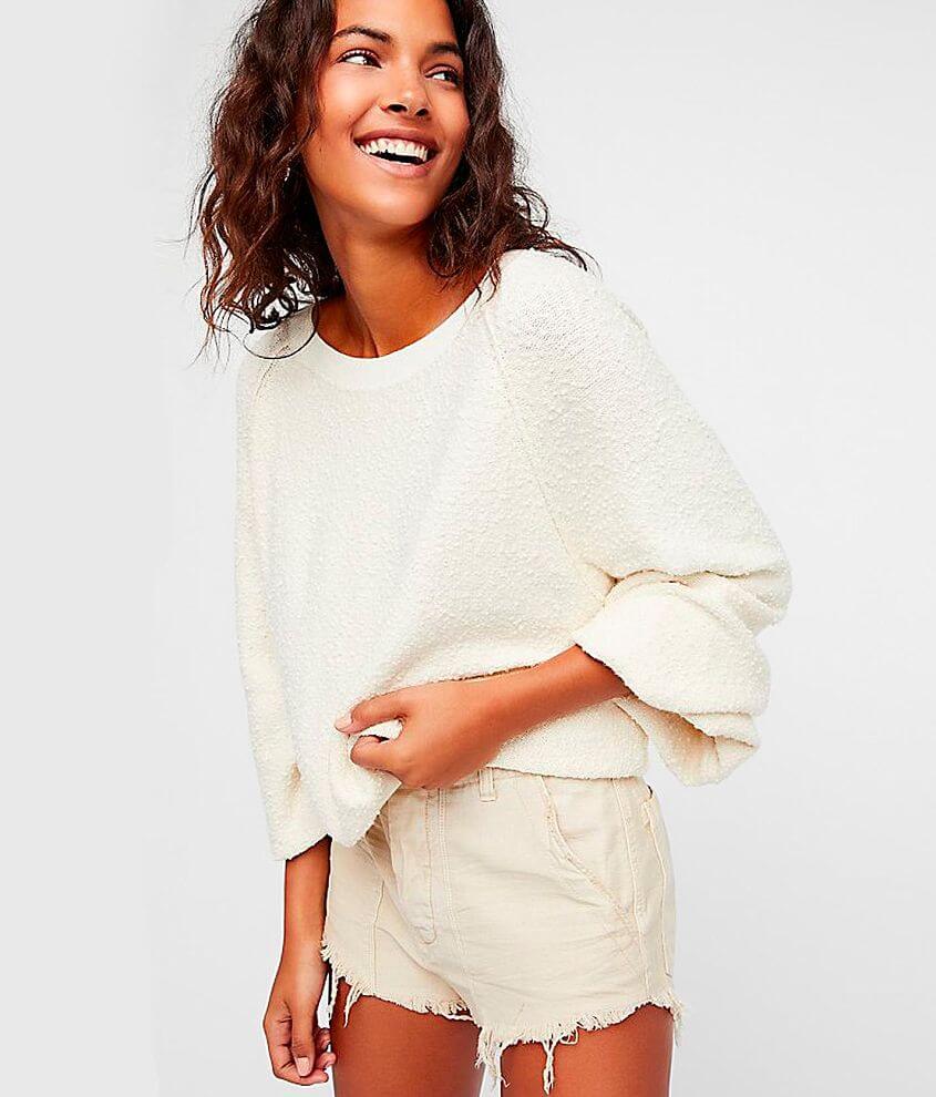 Found my friend 2024 bouclé pullover free people