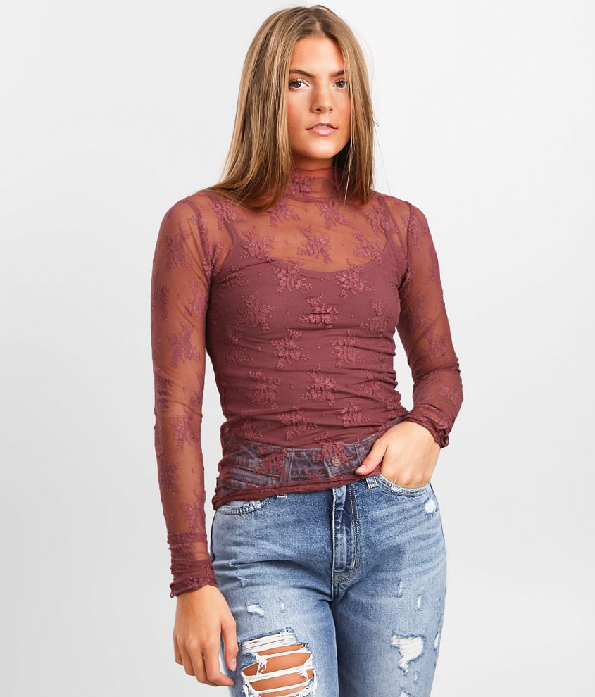 Free People Lady Lux Layering Top front view