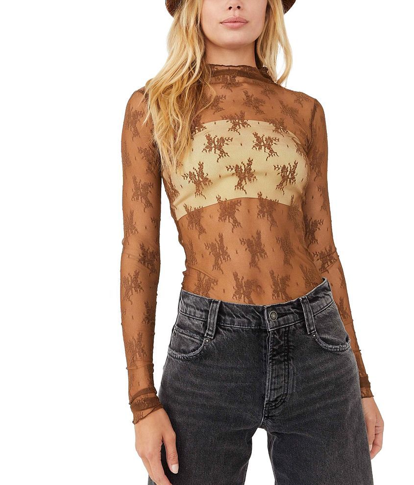 Free People Lady Lux Layering Top - Women's Shirts/Blouses in Creek ...