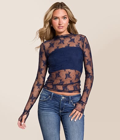 Free People Lady Lux Layering Top front view